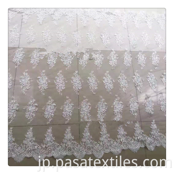 3d ribbon embroidery net fabric